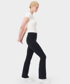 Black Power Bootcut Workout Pants