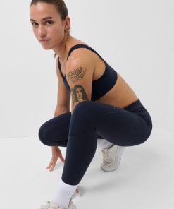 French Navy Blue Runner's High Power Leggings