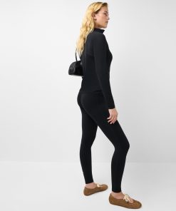 Black Ultimate Studio Ruched Leggings