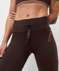 Espresso Brown Power Hike 7/8 Leggings