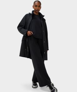 Black Motion Waterproof Mid Parka