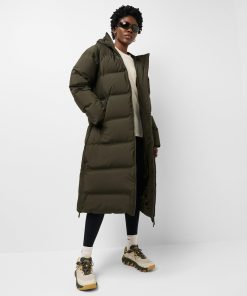 Nori Green Nimbus Longline Waterproof Puffer
