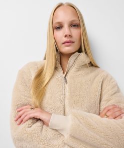 Barley Beige Canyon Fleece Zip-Up
