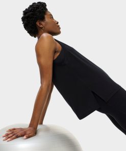 Black Soft Flow Studio Tank Top